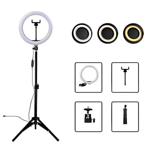 Luz de Led com Tripé (Ring Light)