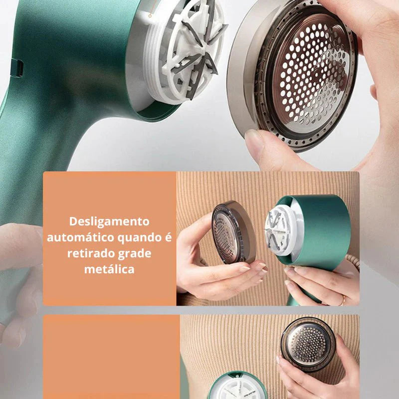 Removedor de Pelos e Fiapos Elétrico e Portátil | HairPuller™